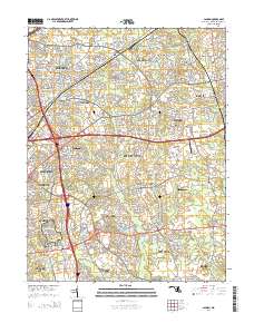 Lanham 2014 topographic map thumbnail