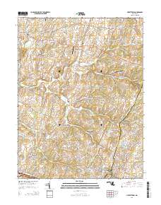 Libertytown 2014 topographic map thumbnail