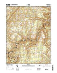 Gorman 2014 topographic map thumbnail