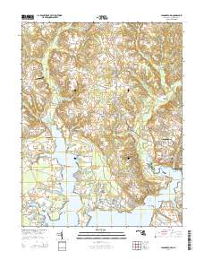 Leonardtown 2014 topographic map thumbnail