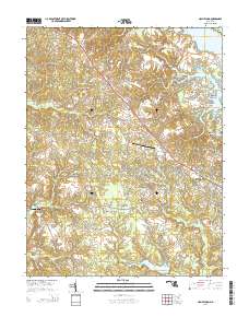 Hollywood 2014 topographic map thumbnail