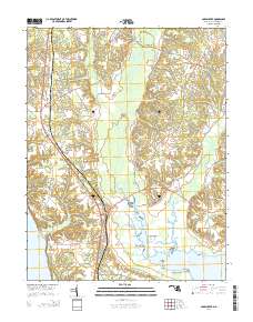 Popes Creek 2014 topographic map thumbnail