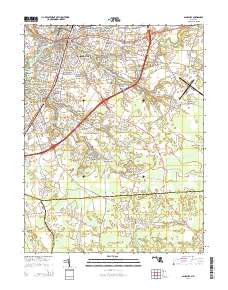 Salisbury 2014 topographic map thumbnail