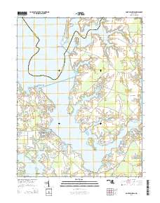 Saint Michaels 2014 topographic map thumbnail
