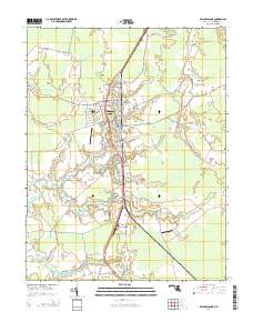 Princess Anne 2014 topographic map thumbnail