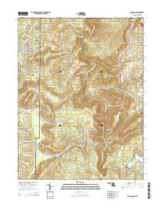 Sang Run 2014 topographic map thumbnail