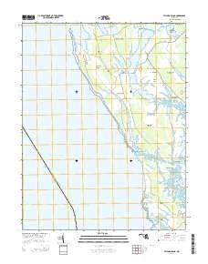 Taylors Island 2014 topographic map thumbnail