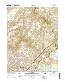 White Marsh 2014 topographic map thumbnail