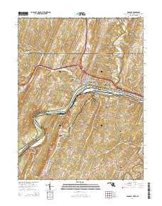 Hancock 2014 topographic map thumbnail