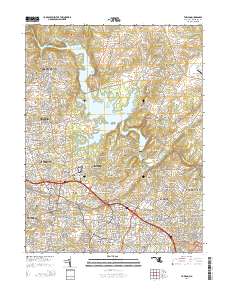 Towson 2014 topographic map thumbnail