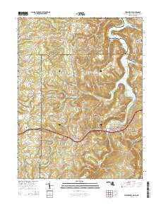 Friendsville 2014 topographic map thumbnail
