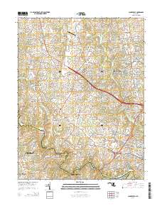Clarksville 2014 topographic map thumbnail