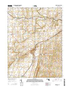 Woodsboro 2014 topographic map thumbnail