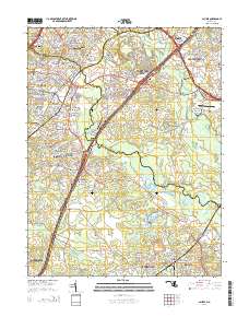 Laurel 2014 topographic map thumbnail