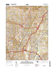 Beltsville 2014 topographic map thumbnail