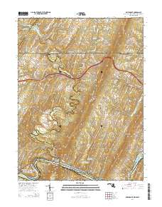Bellegrove 2014 topographic map thumbnail