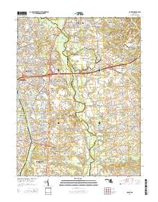Bowie 2014 topographic map thumbnail