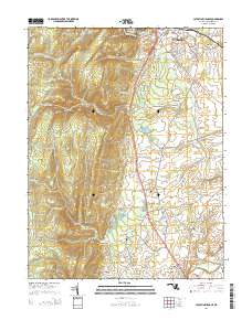 Catoctin Furnace 2014 topographic map thumbnail