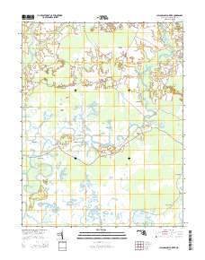 Chicamacomico River 2014 topographic map thumbnail