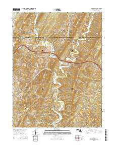 Flintstone 2014 topographic map thumbnail