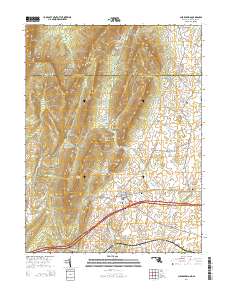 Clear Spring 2014 topographic map thumbnail