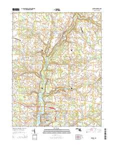 Denton 2014 topographic map thumbnail