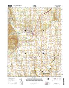 Emmitsburg 2014 topographic map thumbnail