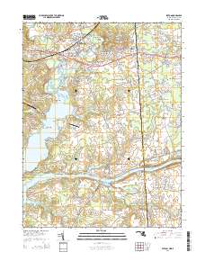 Elkton 2014 topographic map thumbnail