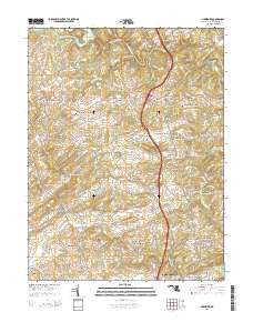 Hereford 2014 topographic map thumbnail