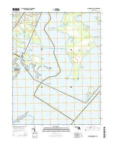 Gunpowder Neck 2014 topographic map thumbnail
