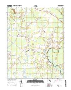 Kingston 2014 topographic map thumbnail