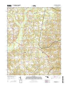Hughesville 2014 topographic map thumbnail