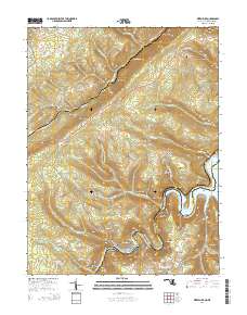 Kitzmiller 2014 topographic map thumbnail
