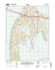 Kent Island 2014 topographic map thumbnail