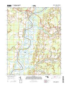 Mardela Springs 2014 topographic map thumbnail