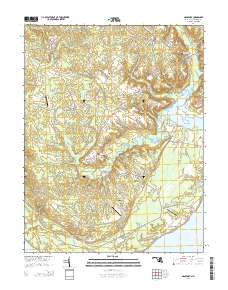 Nanjemoy 2014 topographic map thumbnail
