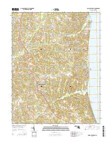 Prince Frederick 2014 topographic map thumbnail