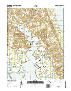 Saint Marys City 2014 topographic map thumbnail