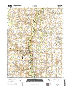 Ridgely 2014 topographic map thumbnail