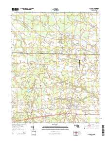Pittsville 2014 topographic map thumbnail