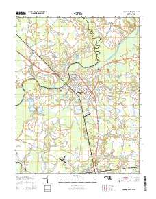 Pocomoke City 2014 topographic map thumbnail