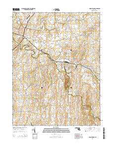 Union Bridge 2014 topographic map thumbnail