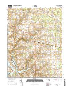 Wye Mills 2014 topographic map thumbnail