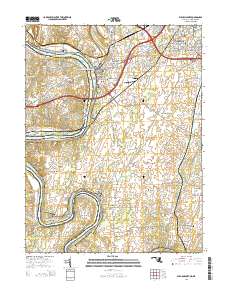 Williamsport 2014 topographic map thumbnail
