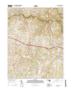 Sykesville 2014 topographic map thumbnail