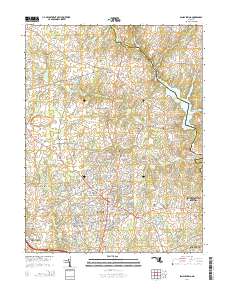 Sandy Spring 2014 topographic map thumbnail