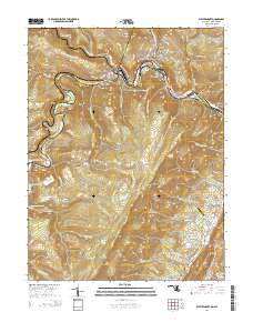 Westernport 2014 topographic map thumbnail