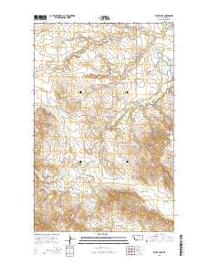 Ester Lake 2014 topographic map thumbnail