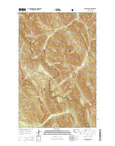 Gateway Pass 2014 topographic map thumbnail