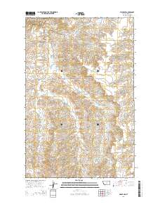 Hilger NW 2014 topographic map thumbnail
